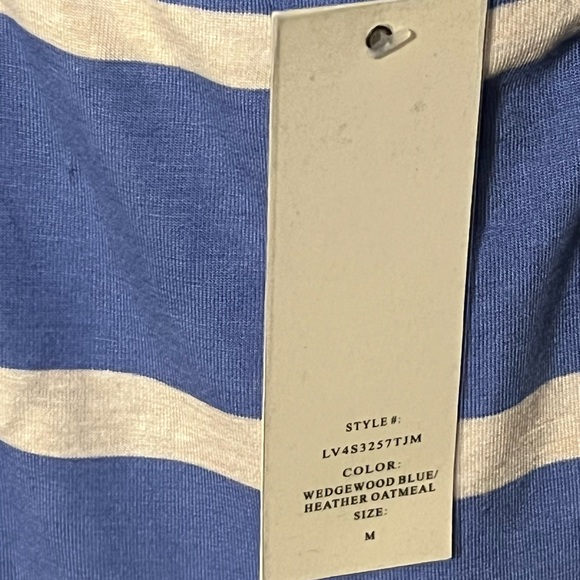 NWT Olive & Oak Blue and Cream Striped Maxi Dress - Picture 3 of 3